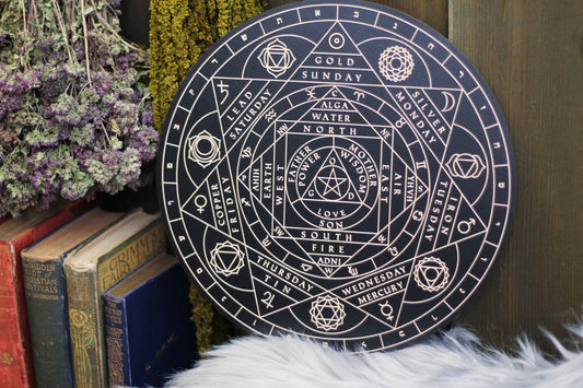 Witch's Septagram | The Alchemical Heptagram and Faery Star