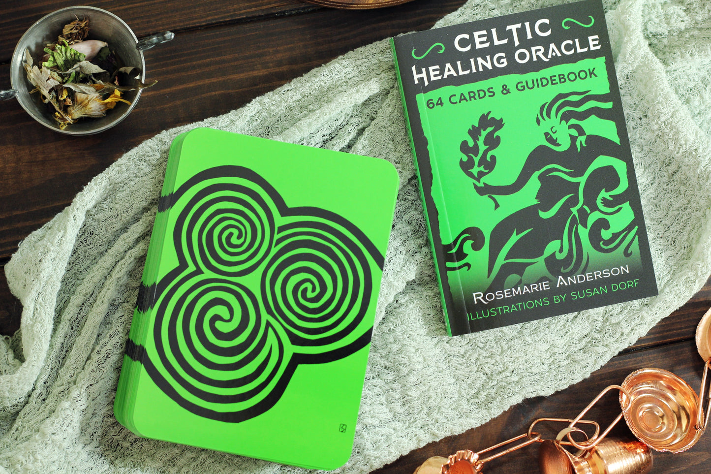 Celtic Healing Oracle hecates light cottagecore metaphysical occult magic witchcraft tarot oracle cards witch tools