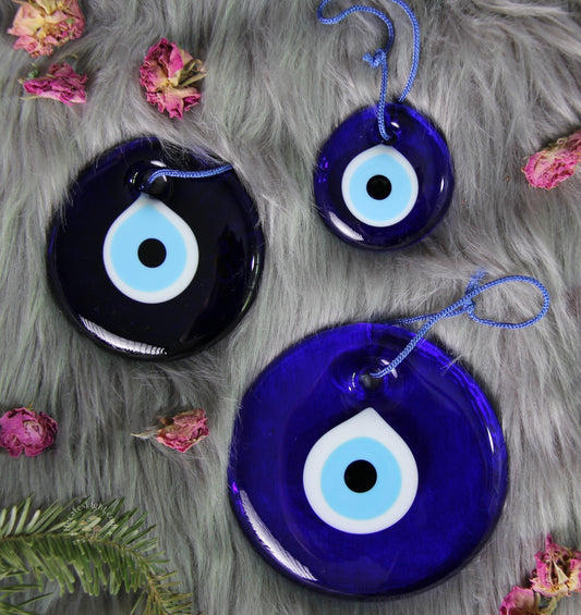 Evil Eye Charm | Glass Amulet Wall Hanging Hecate's Light amulet, charm, evil eye, talisman Evil Eye Charm | Glass Amulet Wall Hanging Hecate's Light amulet, charm, evil eye, talisman metaphysical occult supplies witchy hecateslight.com witchcraft cottagecore witch gifts metaphysical occult supplies witchy hecateslight.com witchcraft cottagecore witch gifts