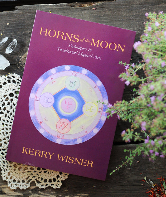 Horns of the Moon | Techniques in Traditional Magical Arts Troy Books alberta, book, british, calgary, canada, cottage folk magic, kerry wisner, moon, traditional, witch, witchcraft, witchy, books, witchy gift metaphysical occult supplies witchy hecateslight.com witchcraft cottagecore witch gifts