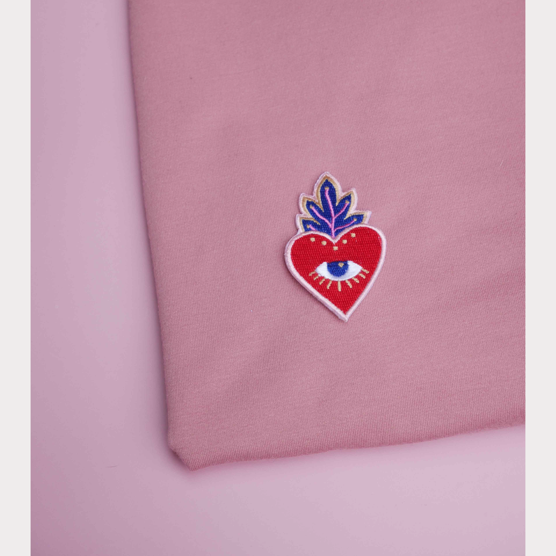 Sacred Heart Iron-on Patch hecates light cottagecore metaphysical occult magic witchcraft tarot oracle cards witch tools