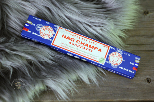 Satya Nag Champa Incense Sticks Hecate's Light champa, home incense, incense sticks, nag, scent, stick Satya Nag Champa Incense Sticks Hecate's Light champa, home incense, incense sticks, nag, scent, stick metaphysical occult supplies witchy hecateslight.com witchcraft cottagecore witch gifts metaphysical occult supplies witchy hecateslight.com witchcraft cottagecore witch gifts