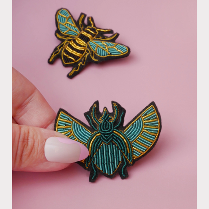 Scarab Beetle Pin hecates light cottagecore metaphysical occult magic witchcraft tarot oracle cards witch tools