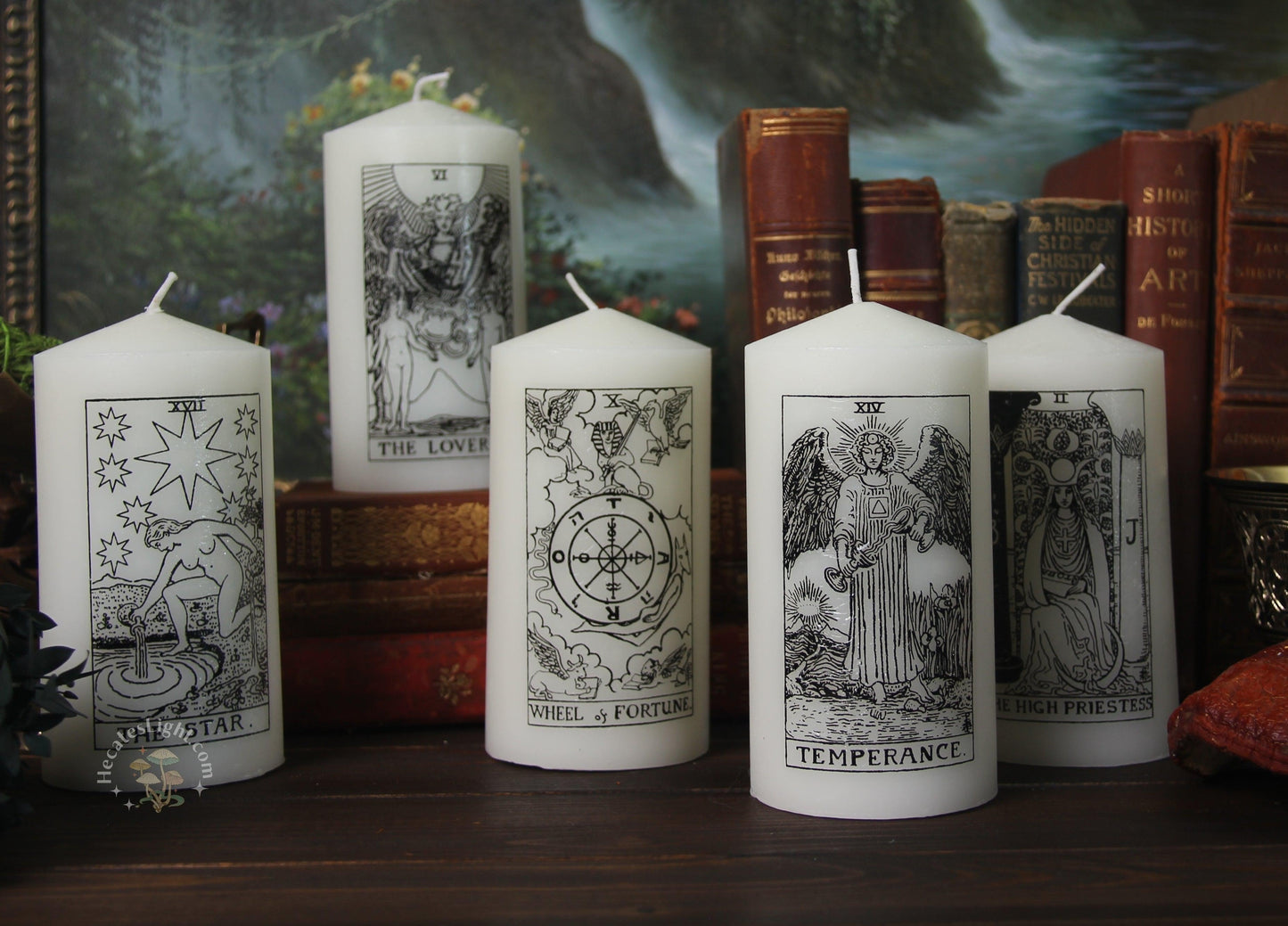 Tarot Pillar Altar Candle Hecate's Light altar tarot pillar candle, white candle Tarot Pillar Altar Candle Hecate's Light altar tarot pillar candle, white candle metaphysical occult supplies witchy hecateslight.com witchcraft cottagecore witch gifts metaphysical occult supplies witchy hecateslight.com witchcraft cottagecore witch gifts