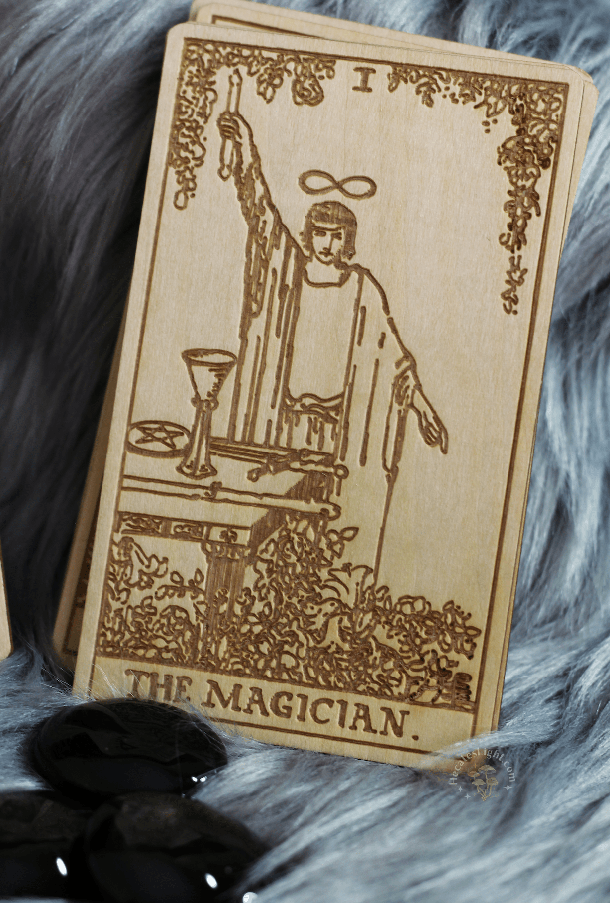 Wood Tarot Cards hecates light Wood Cards cottagecore metaphysical occult magic witchcraft tarot oracle cards witch tools
